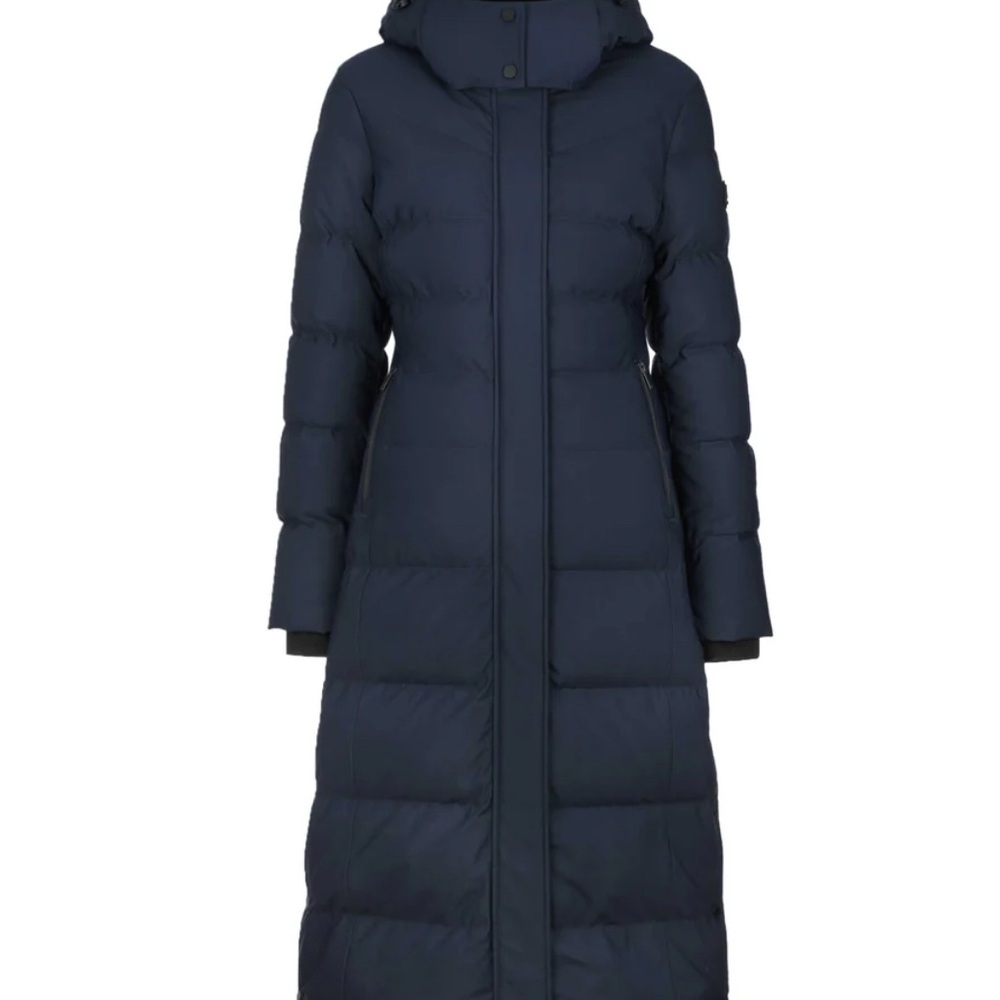 Moose Knuckles Navy and Black Ski Jacket